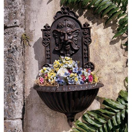 DESIGN TOSCANO Greenman Sculptural Garden Wall Font SP1285